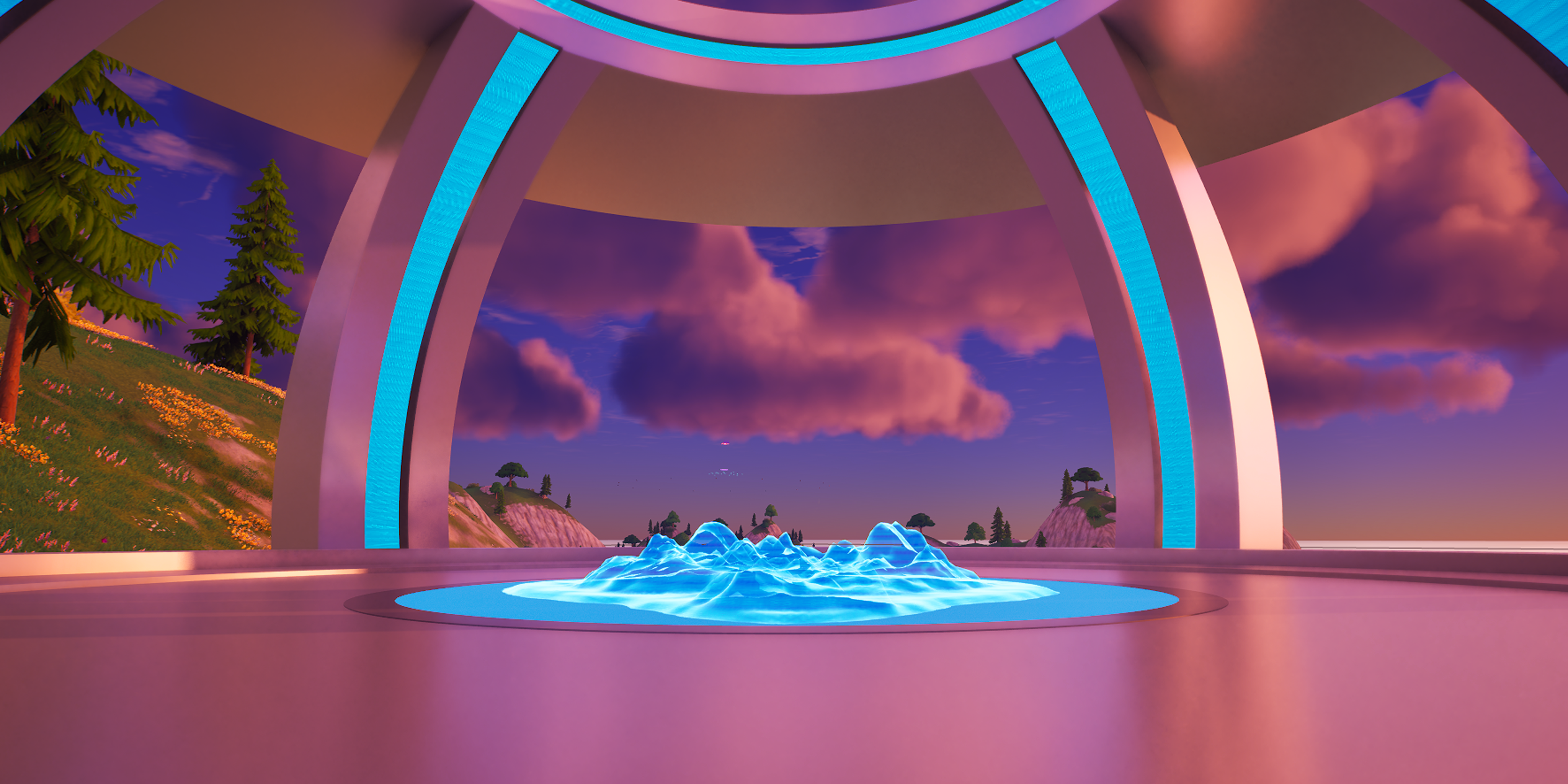 Infinite Late Game lobby — YapMaps studio render